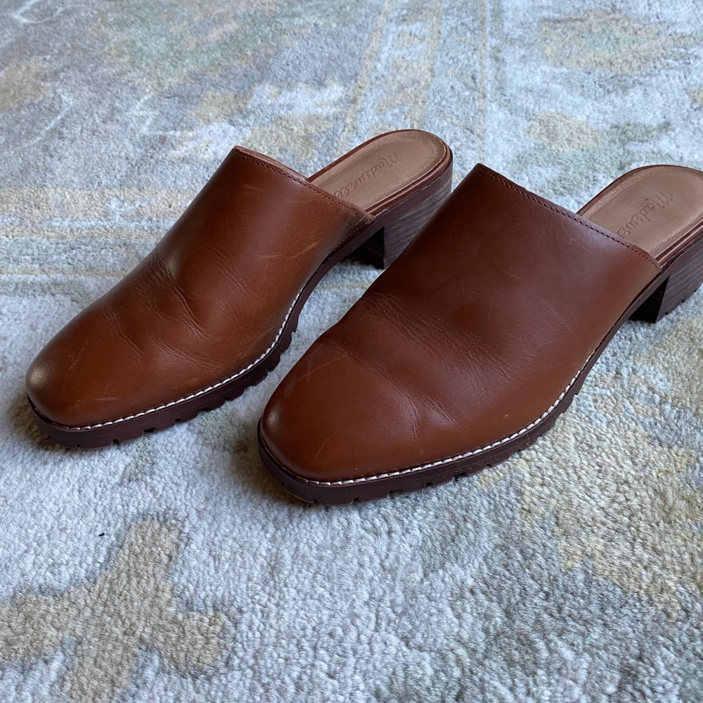 Madewell brown leather mules - Picture 4 of 6